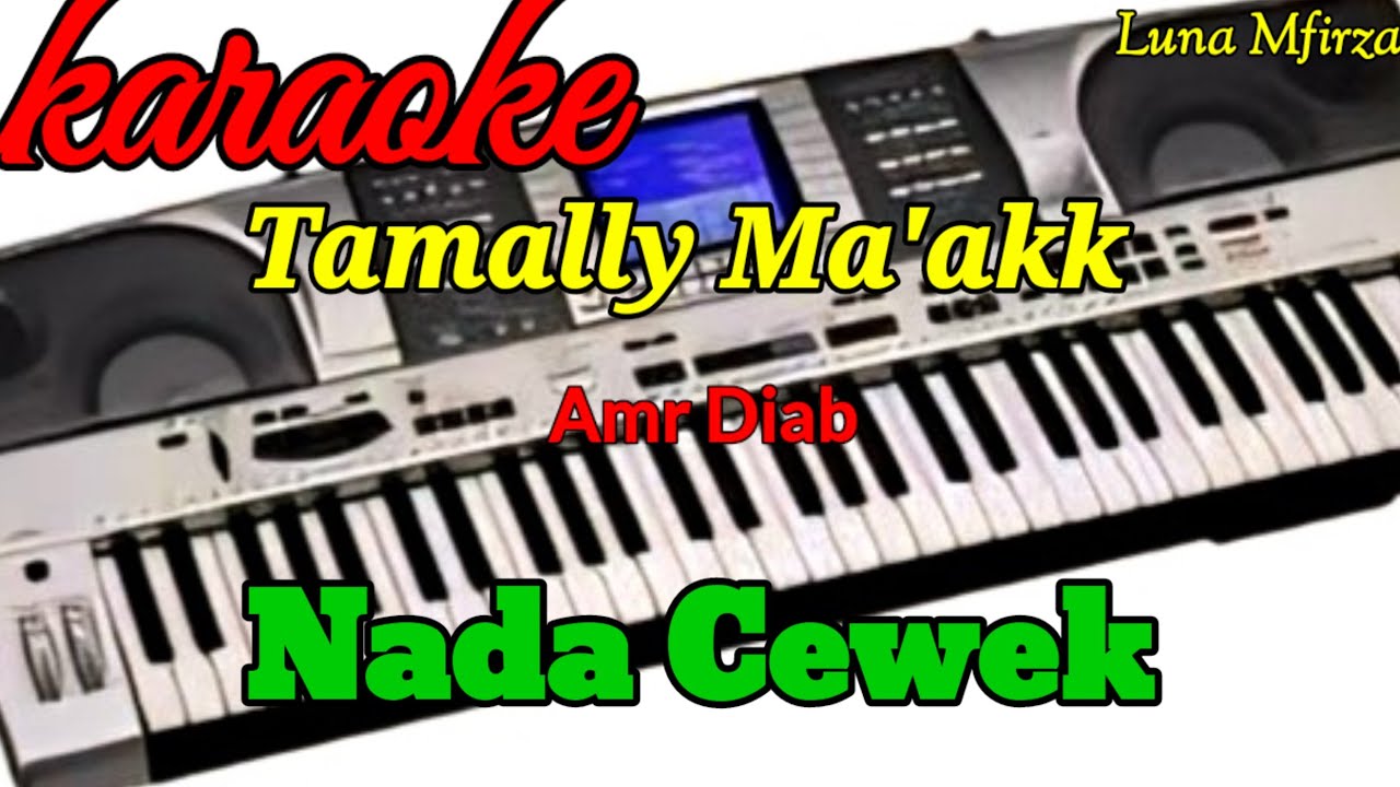 KARAOKE Tamally Ma'akk // Amr Diab // NADA CEWEK