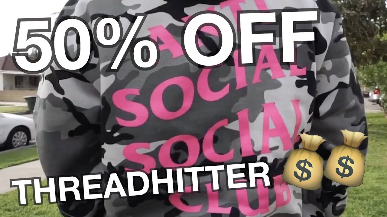 50% OFF ANTI SOCIAL SOCIAL CLUB (Threadhitter)