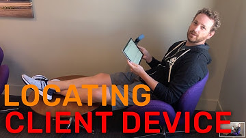 Locating a Client device with inSSIDer 5!