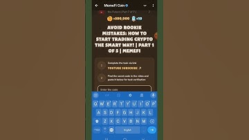Avoid Rookie Mistakes: How to Start Trading Crypto the Smart Way! | Part 1 of 5 | MemeFi |