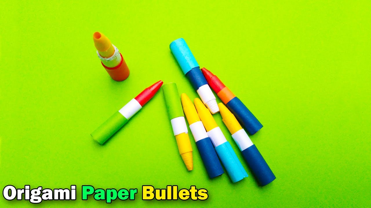 How To Make A Paper Bullets Origami Paper Bullets YouTube how-to-make-a-paper-bullets-origami-paper-bullets-youtube