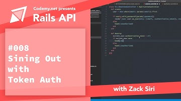 Rails API:  Signing Out with Token Authentication - [008]