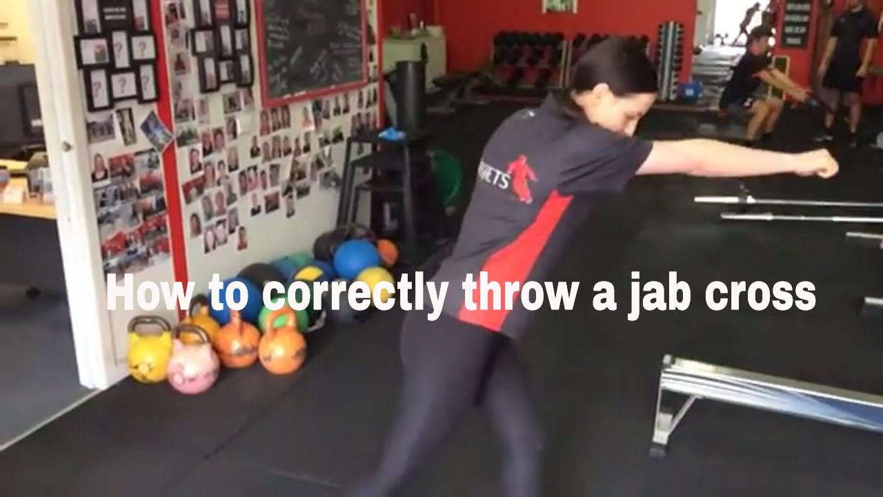 Boxing fitness technique tips The Jab Cross Combo YouTube