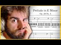 Una obra facilísima de tocar pero imposible de analizar | Preludio en Mi menor de Chopin