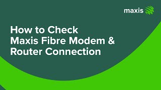 How To Check Maxis Fibre Modem & Router Connection screenshot 5