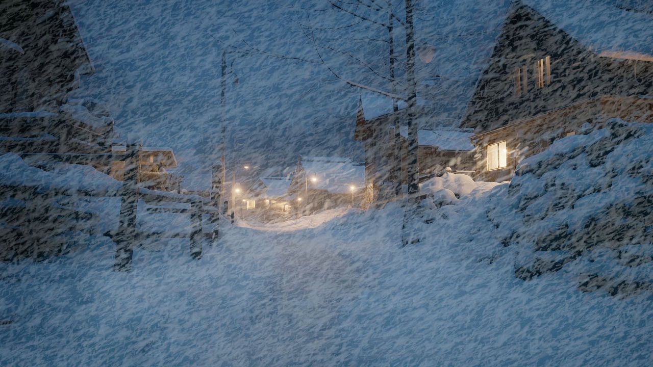 The Ultimate Howling Blizzard Storm & Frosty Wind Ambience| Mighty Snowstorm Gusts┇ASMR Sleep Sounds