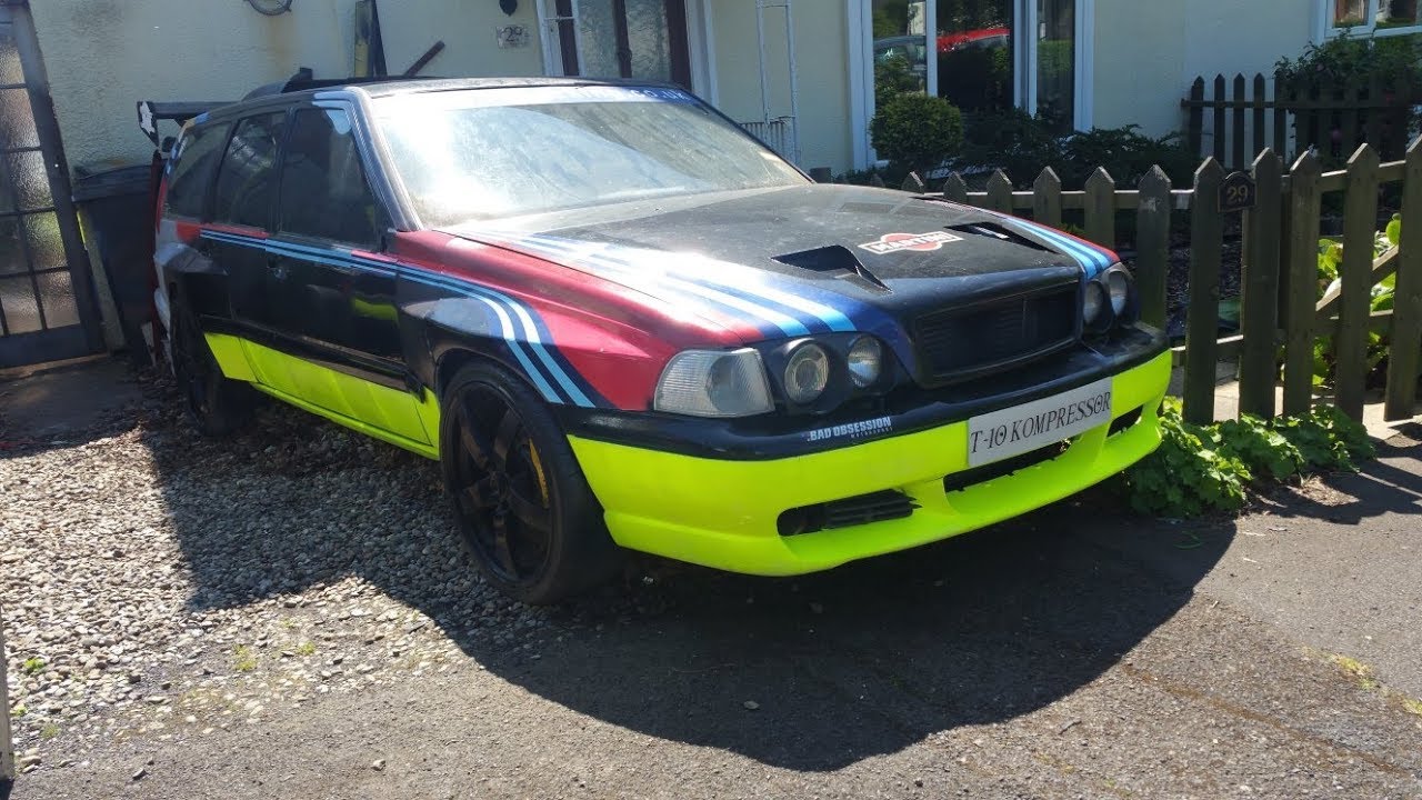 Volvo 850 Twin engine rev up at RAF Cosford.