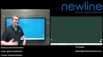 TUTORIAL : newline Q Series - Whiteboard Default Settings and Backgrounds