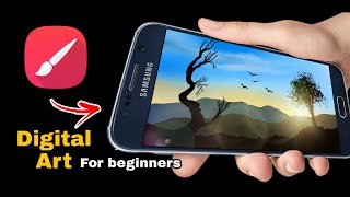 Digital Painting On Phone with Finger | Infinite Painter screenshot 1