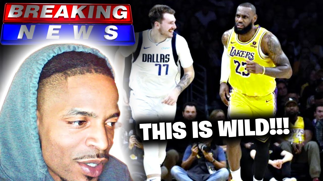 LEBRON & LUKA!? iKWHITE Reacts To Lakers Trade in Real Time on Stream! 😂