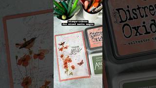 The bird song collection mixed media card #cardmakingtechnique #mixedmediaarttutorials