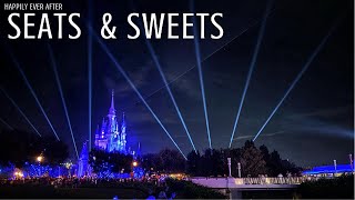 Seats and Sweets Dessert Party.  Is it worth it - Happily Ever After Fireworks in FULL.