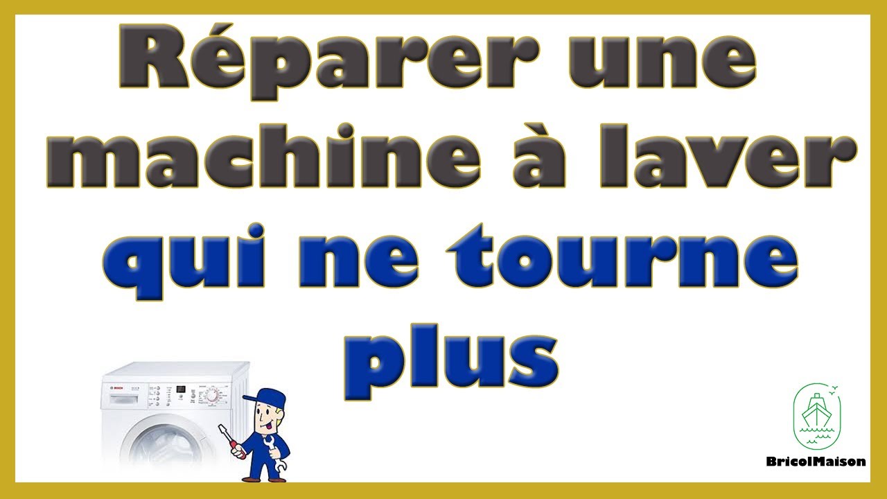 Comment réparer une machine à laver qui ne tourne plus YouTube — free download