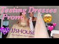 MUM RATES MY PROM DRESSES!!🤪Testing JJsHouse🤯💕ad