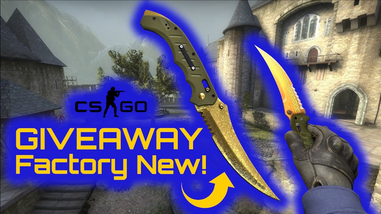 Free csgo knife flip knife lore factory new giveaway youtube