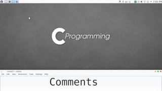 6  C    comments لغة سي