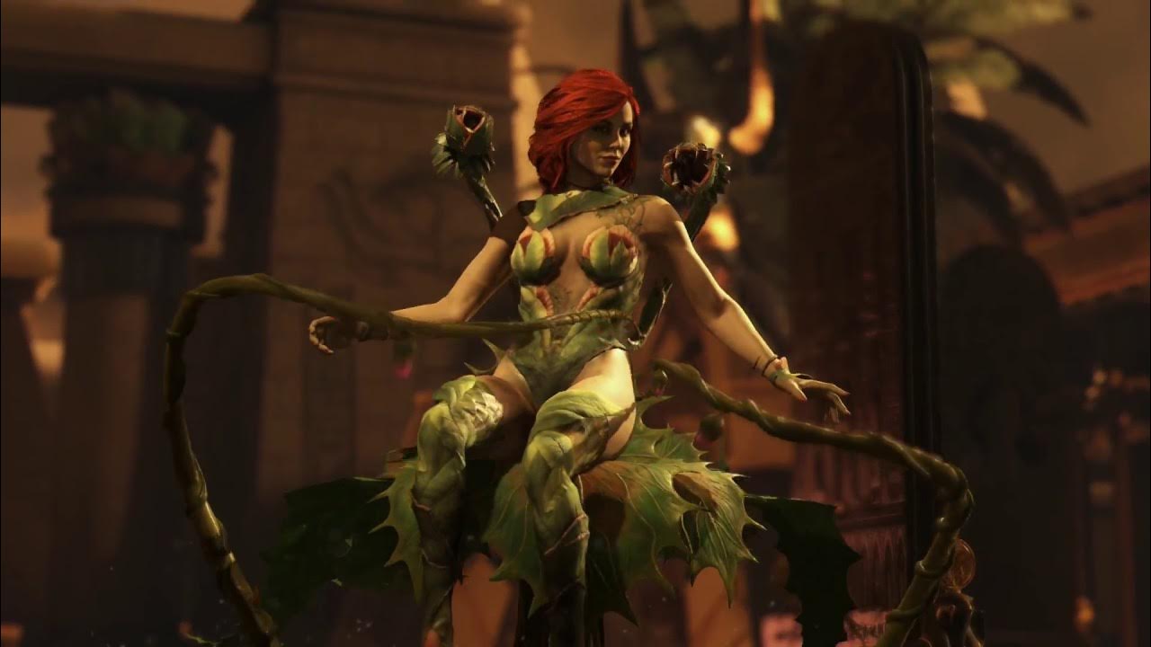 Injustice 2 айви. Injustice 2 poison ivy. Ядовитый плющ injustice 2. Ядовитый плющ injustice 2 костюмы. Ядовитый плющ инджастис.
