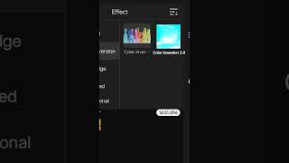 kinemaster color inversion with one new effect