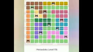 Meowdoku All Levels 171 - 172 - 173 - 174 - 175 - 176 - 177 - 178 - 179 - 180 Solution Walkthrough