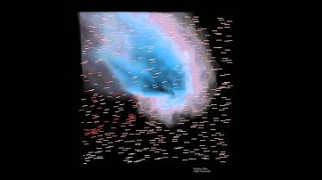 Solar wind interacting with the ion cloud of a comet - Aalto University Rosetta Animation