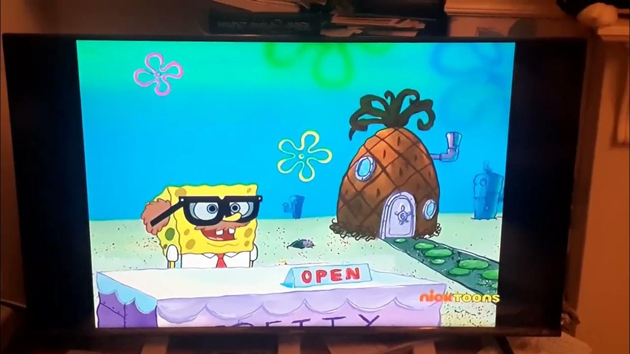 SpongeBob saying his remarkable catchphrase "I'm ready!" in stages of