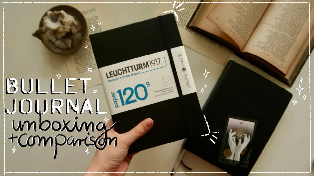 Unboxing My New Leuchtturm 1917 120g Comparison To Bullet Journal X Unboxing my new leuchtturm 1917 120g comparison to bullet journal x
