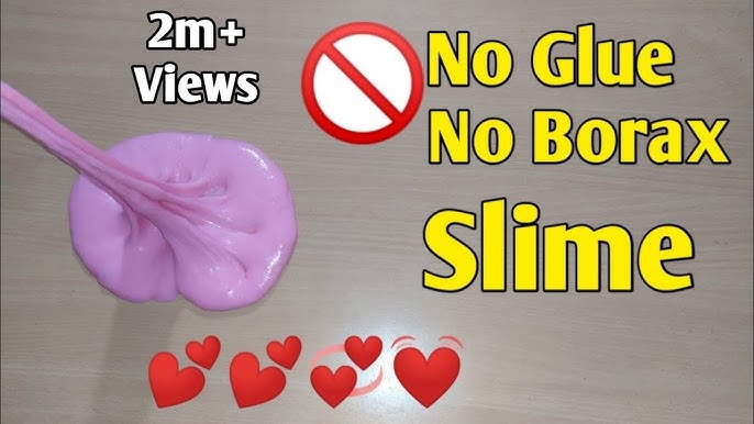 how to make slime activator at home without borax with proof