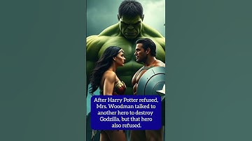 Godzilla and Hulk battle #Godzilla #Hulk #MsWoodman #HarryPotter