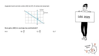 LGS 2025 || Eşlik ve Benzerlik | Üçgenler #lgs2025 #lgsmatematik #lgssoruları #üçgenler #benzerlik
