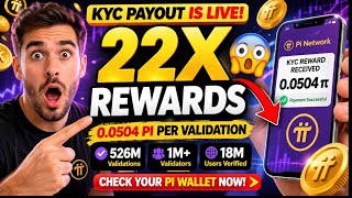 PI NETWORK KYC REWARDS ARE OUT! 💰 0.0504 Pi Per Validation (Full Breakdown 2026) | PI NETWORK NEWS
