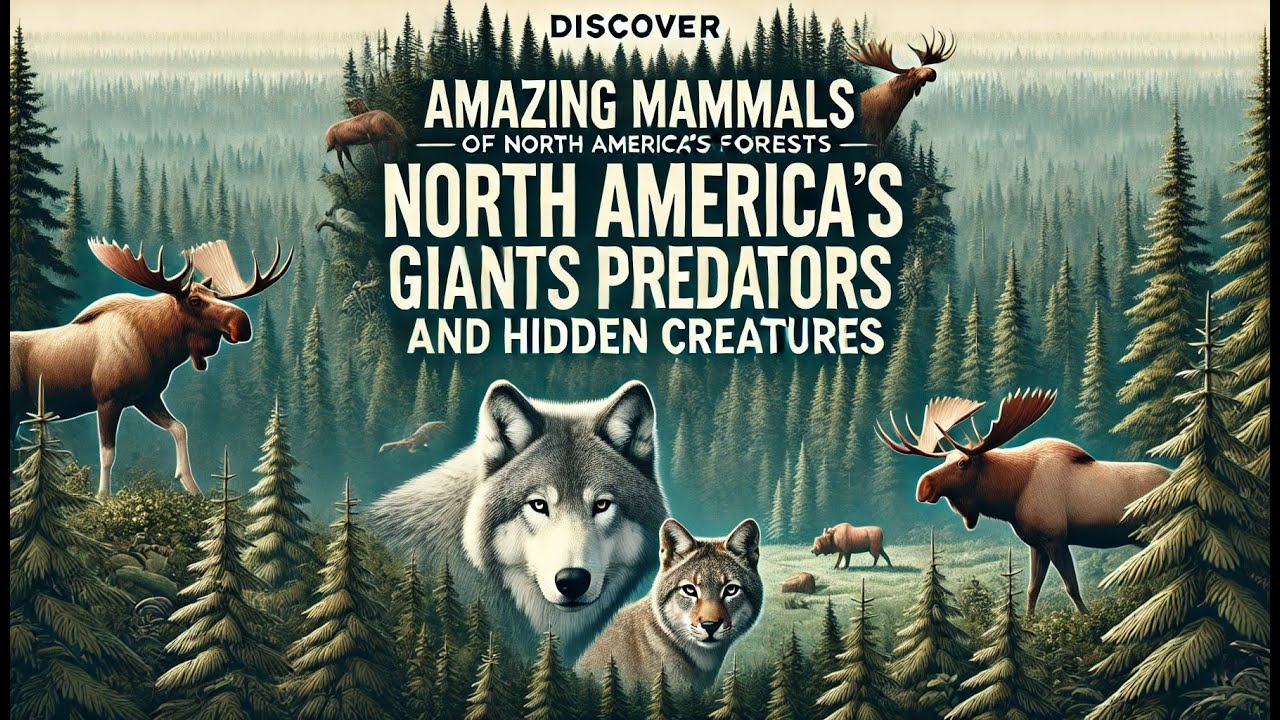 Discover Amazing Mammals of North America's Forests Giants Predators ...