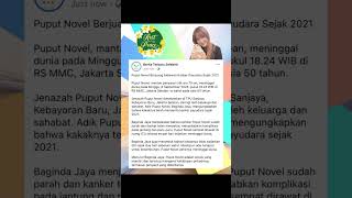 Puput Novel, Mantan Penyanyi Cilik, Meninggal Dunia di Usia 50 Tahun #rip