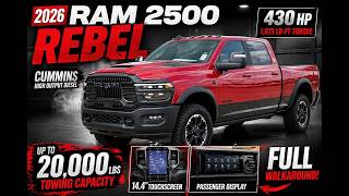 2026 Ram 2500 Rebel Review | 14.4” Screen + Cummins Diesel Power