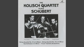 String Quartet No. 12 in C Minor, D. 703, "Quartettsatz": I. Allegro assai