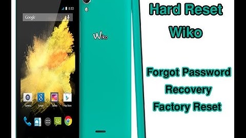 Hard Reset Wiko Birdy/Forgot Password Recovery/ Factory Reset