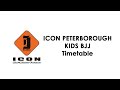 Icon bjj peterborough kids timetable