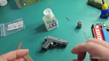 Assembling the AF2011 Pistol Keychain — functional BB blaster!
