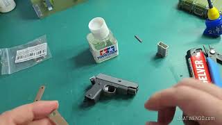 Assembling the AF2011 Pistol Keychain — functional BB blaster!