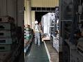 Dangerous Move: Pushing 1000kg Switchgear Up a Steep Slope.