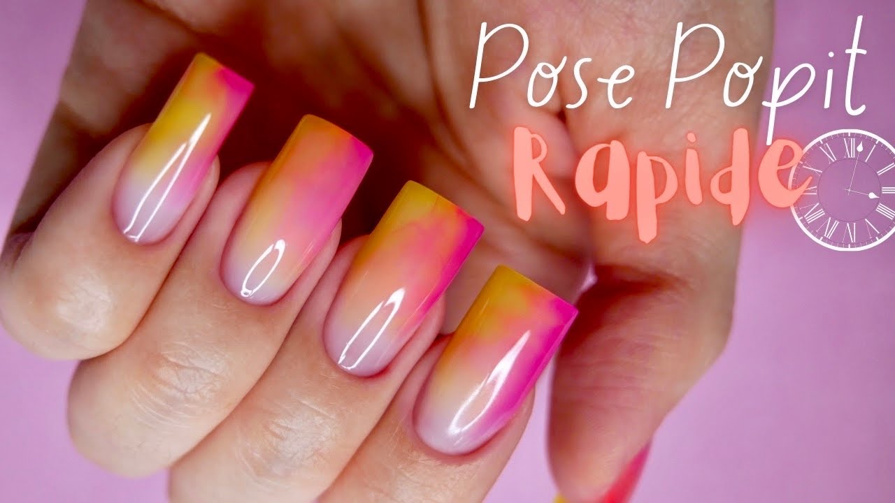 Une Pose Popit Hybride, Acrygel Coloré et Blanc Laiteux⎟RAPIDE et EFFICACE 🤗