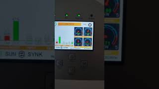 Sunsynk 5kVA system info on inveter screen