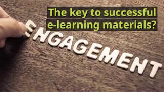 The key to successful e-learning materials?