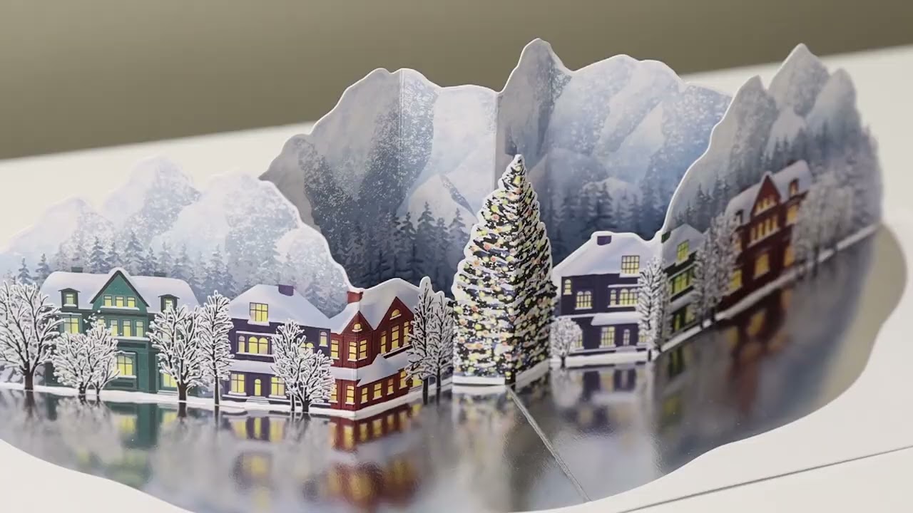MoMA クリスマスカード 2025 Mountain Village(1枚)：クリスマス