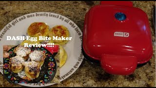 DASH Egg Bite Maker Review! Basic Egg Bite w/ Sautéed Veggies & Mini Bread Pudding Tutorial! So Cute