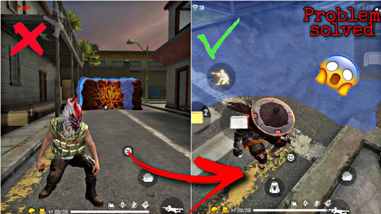 Aim Stick On the Enemy's Body | Sit Up Gloo Wall Problem | Problem SOLVE😱