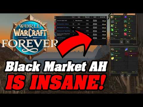 WoW Forever Black Market AH Is INSANE!! Set Items & Fixed Material Prices
