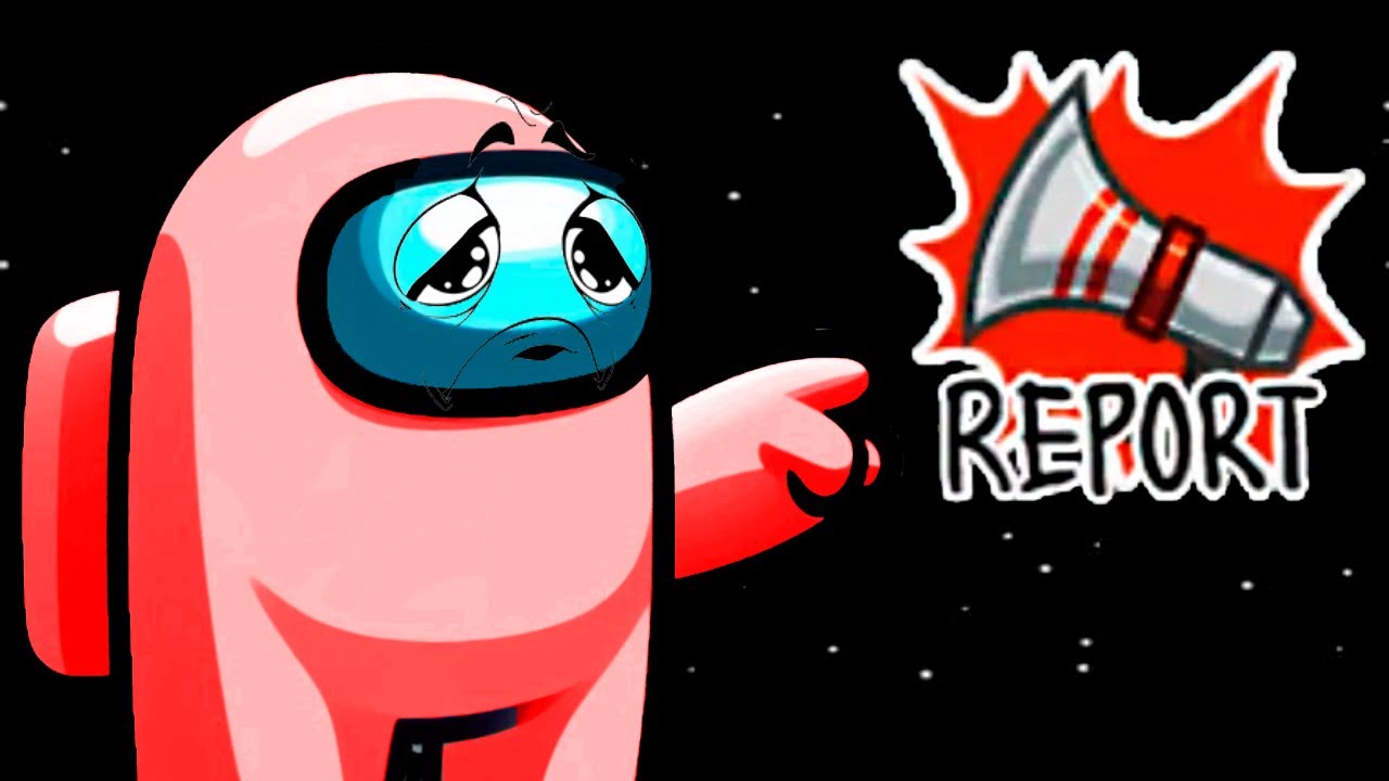 O BOTÃO DE REPORT no Among Us - YouTube