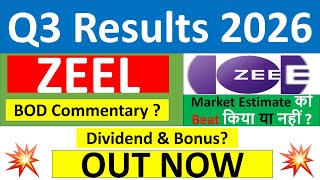 Zeel Q3 Results 2026 Zeel Results Today Zeel Share News Zeel Share Latest News Today