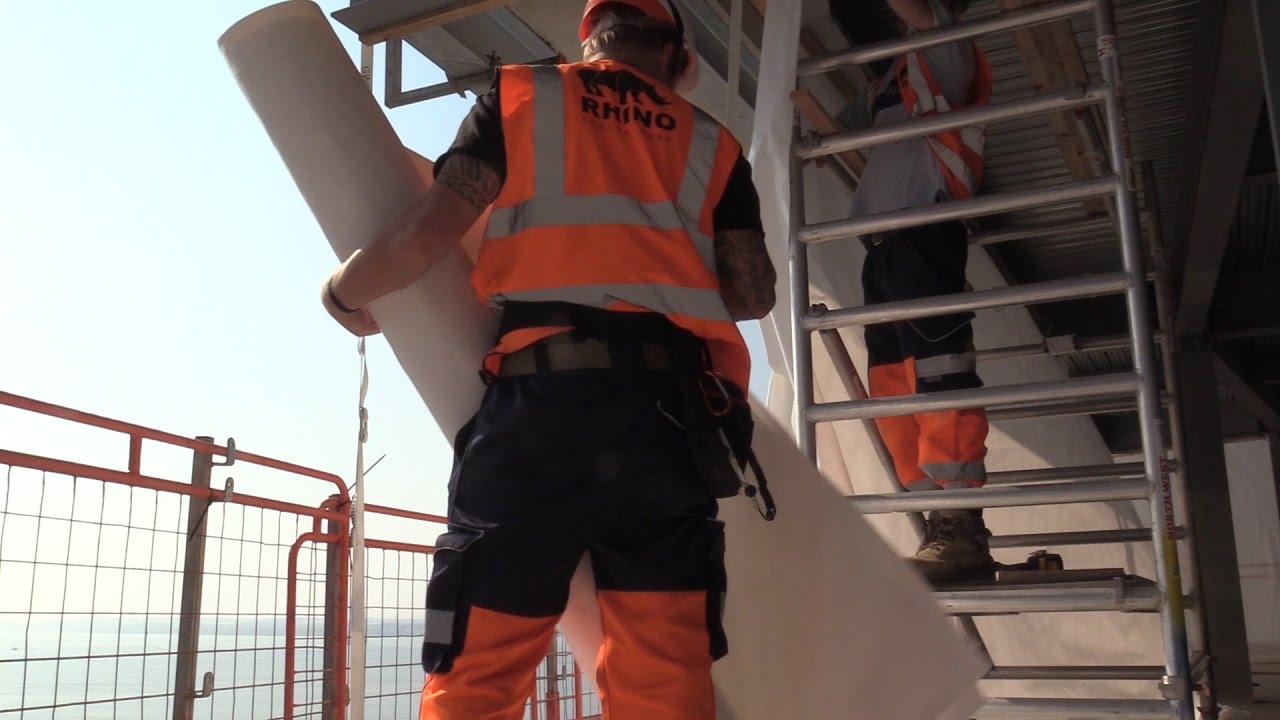 Installing Temporary Weather Protection For High Rise Construction