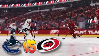 VANCOUVER VS CAROLINA (Hrajeme NHL ze srandy)